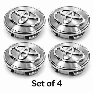 62mm Wheel Center Caps Set of 4 New Fits Toyota Camry Corolla
